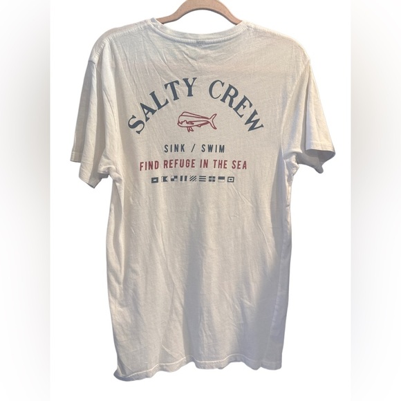 Salty Crew White Men's Shirt - Picture 2 of 2